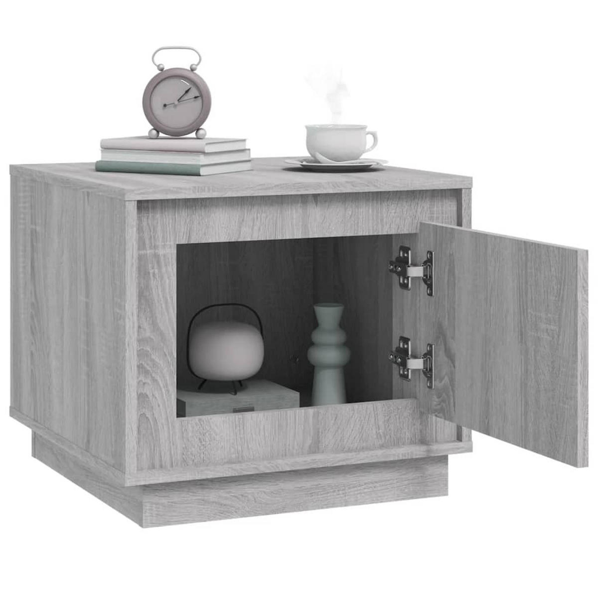 COUCHTISCH Grau Sonoma 51x50x44 cm Holzwerkstoff - Grau, Holzwerkstoff (51/50/44cm) - furnicato