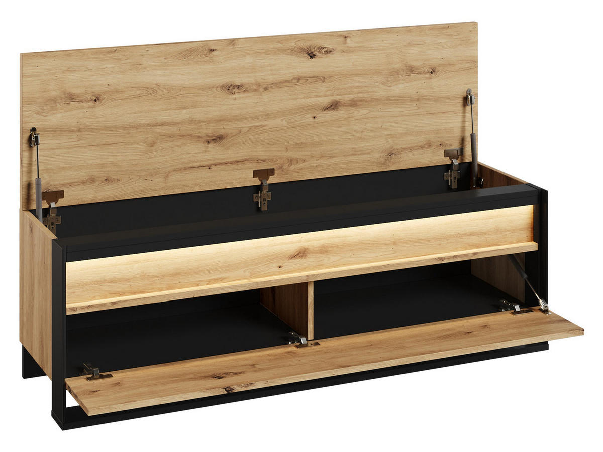 GARDEROBEN-SET Quant VIII - Eiche Artisan, Holzwerkstoff (60/200/40cm) - MIRJAN24