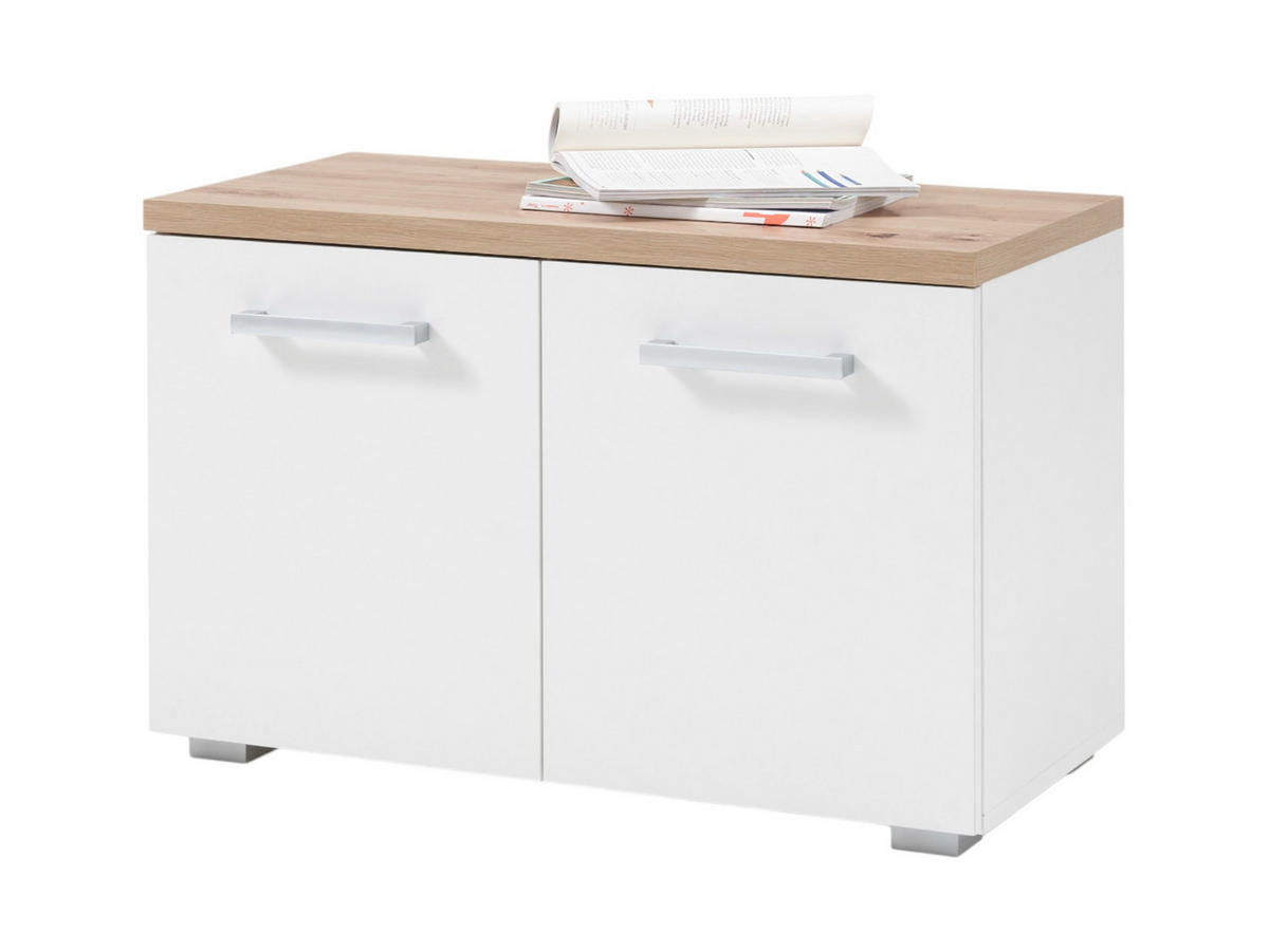 GARDEROBE 5-teilig in 256/198/38 cm - Weiß, Holz (256/198/38cm) - moebel dich auf