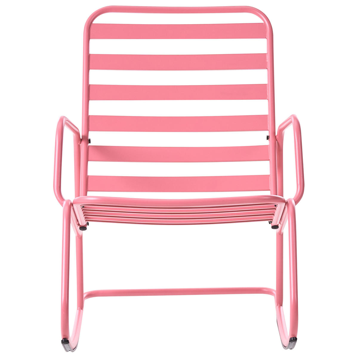 GARTEN-SCHAUKELSTUHL Rosa Turi - Pink, Metall (66/92/96cm) - Beliani