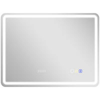 BADEZIMMERSPIEGEL Gehärtetes Glas Silber - Silberfarben, Glas (2.9/60/80cm) - HOMCOM