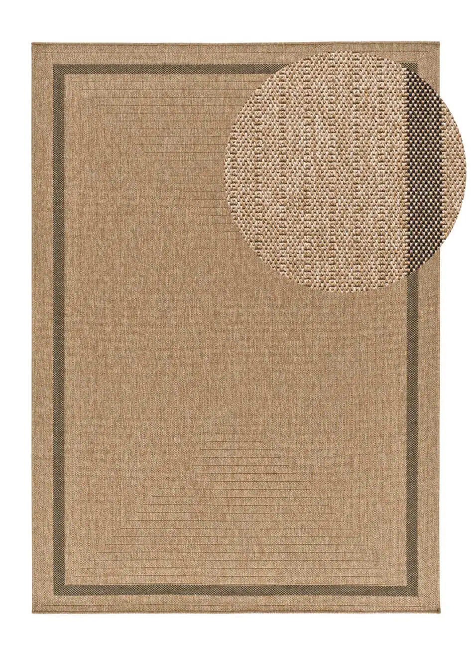 Atticgo Outdoorteppich Braun 200x290 cm