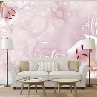 VLIESTAPETE Rosa 100/70 cm - Pink/Weiß, Textil (100/1cm) - KUNSTLOFT