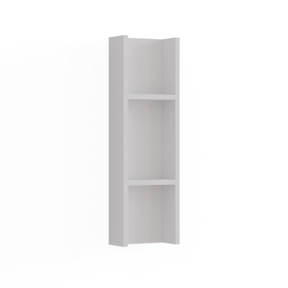 Vicco PŘÍBORNÍK Sherry Bílá 20 x 65 cm se 3 úložnými přihrádkami