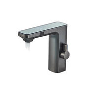 WASCHTISCHARMATUR Smart Sensor Grau - Grau, Metall (14/18/4.5cm) - Kaket