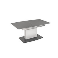 COUCHTISCH Cesya 115x70x54 höhenverstellbar;ausziehbar Seidengrau/Umbragrau - Grau, Glas (115/70/54cm) - 58aufmkessel