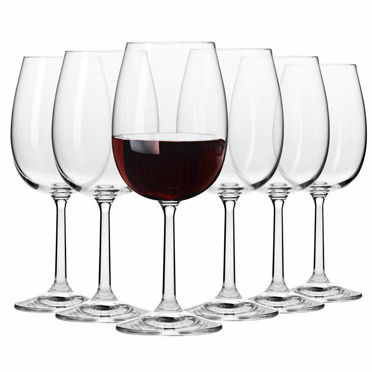 ROTWEINGLAS, 6er-Set, 390 ml - Transparent, Glas (0.39L) - Krosno Glass