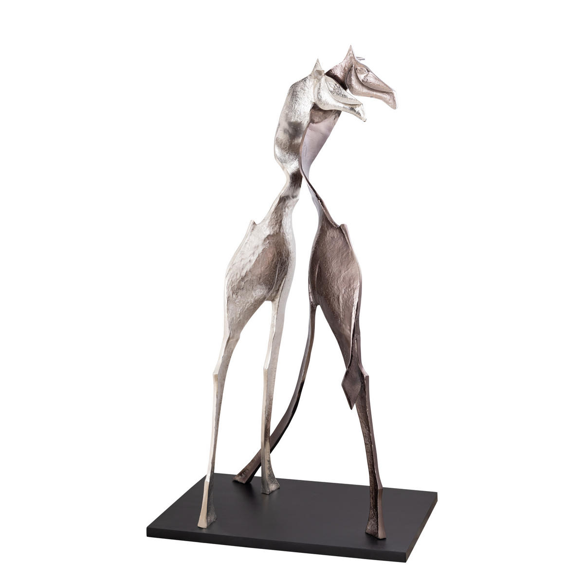 SKULPTUR Skye Schwarz 92/60/170cm - Schwarz, Metall (60/170/92cm) - PTMD Collection