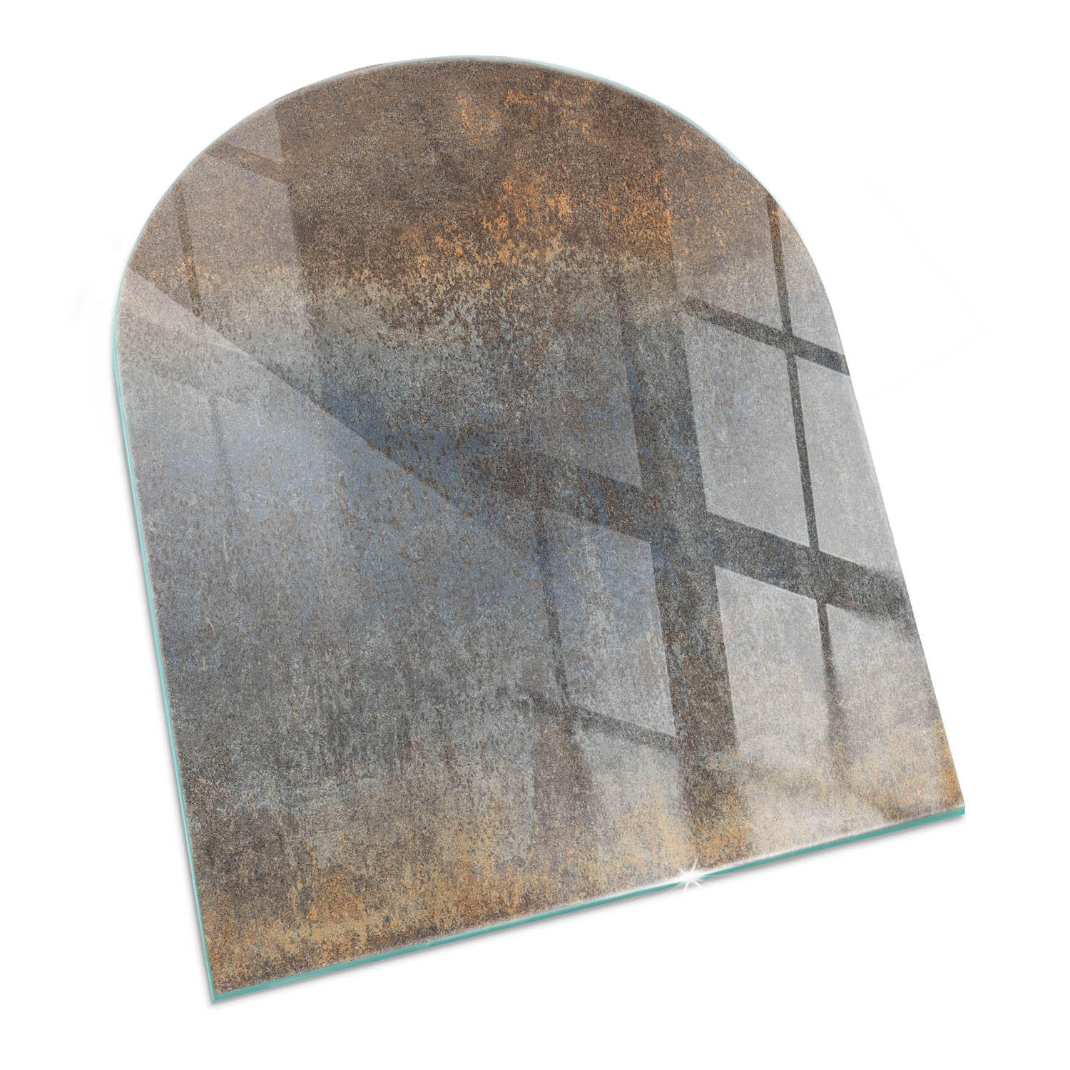 ArtPrintCave Glasplatte Braun 80x70x0.4 cm