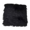 LAMMFELLSITZ Künstlich Polyester Schwarz - Schwarz, Textil (40/40cm) - tinkaro
