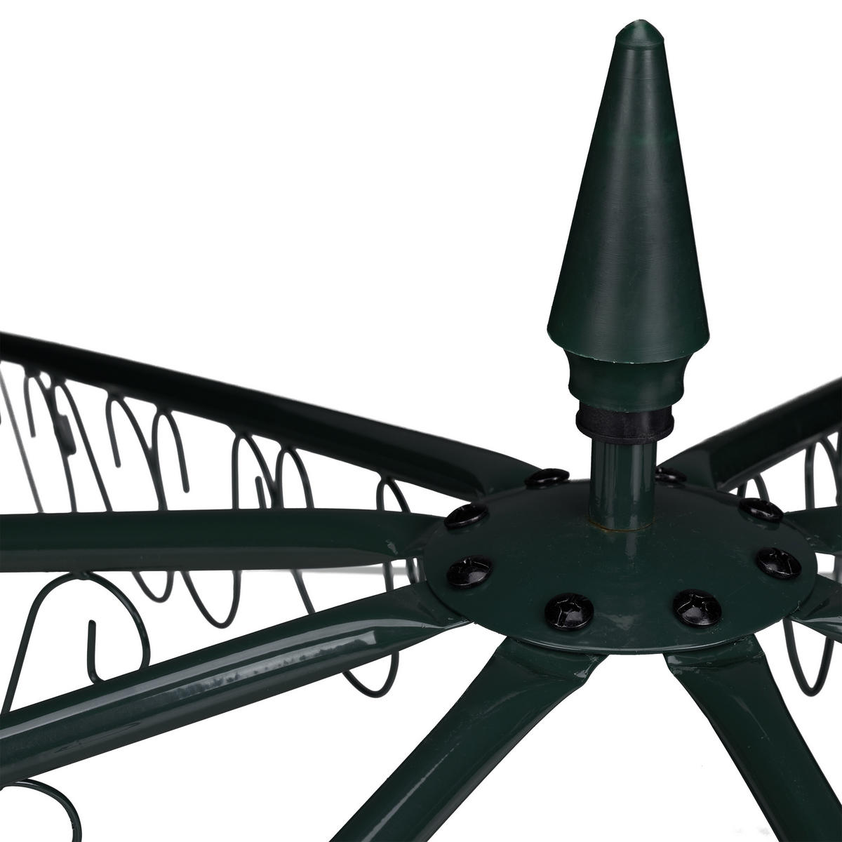 ROSENPAVILJON - temno zelena, kovina (160/250/160cm) - Relaxdays