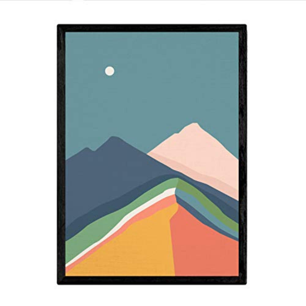 Nacnic Poster Schwarz 29.7x5x42 cm