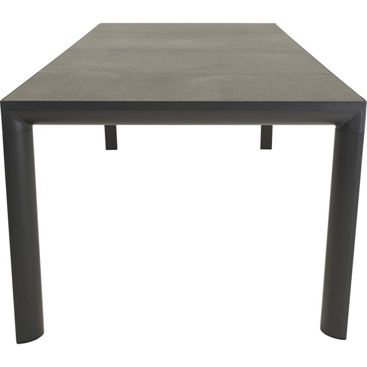 GARTENTISCH Murcia - Anthrazit - 220/100/74 cm - Dunkelgrau, Metall (220/100/74cm) - Lesli Living