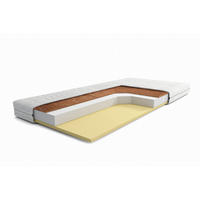 SCHAUMSTOFFMATRATZE SALLY Weiß 160x200x12 cm - Weiß, Textil - FURNLUX