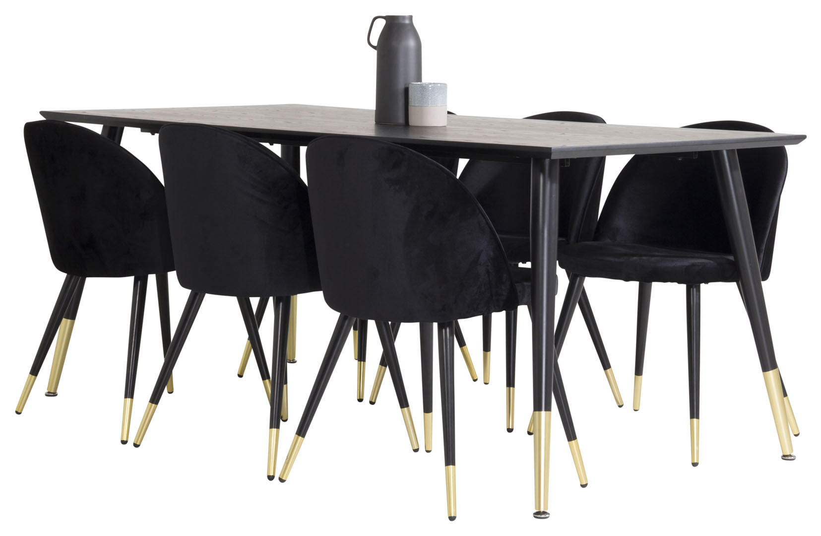 TISCHGRUPPE Messing - Goldfarben, Holzwerkstoff (90/75/180cm) - ebuy24