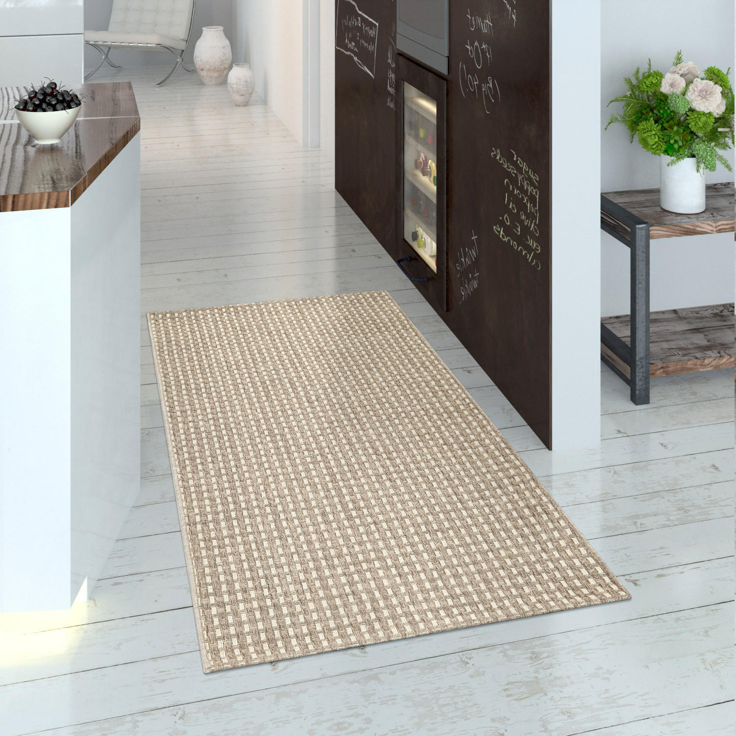 OUTDOORTEPPICH 120/170 cm Waregem 622 - Creme, Textil (120/170cm) - Paco Home