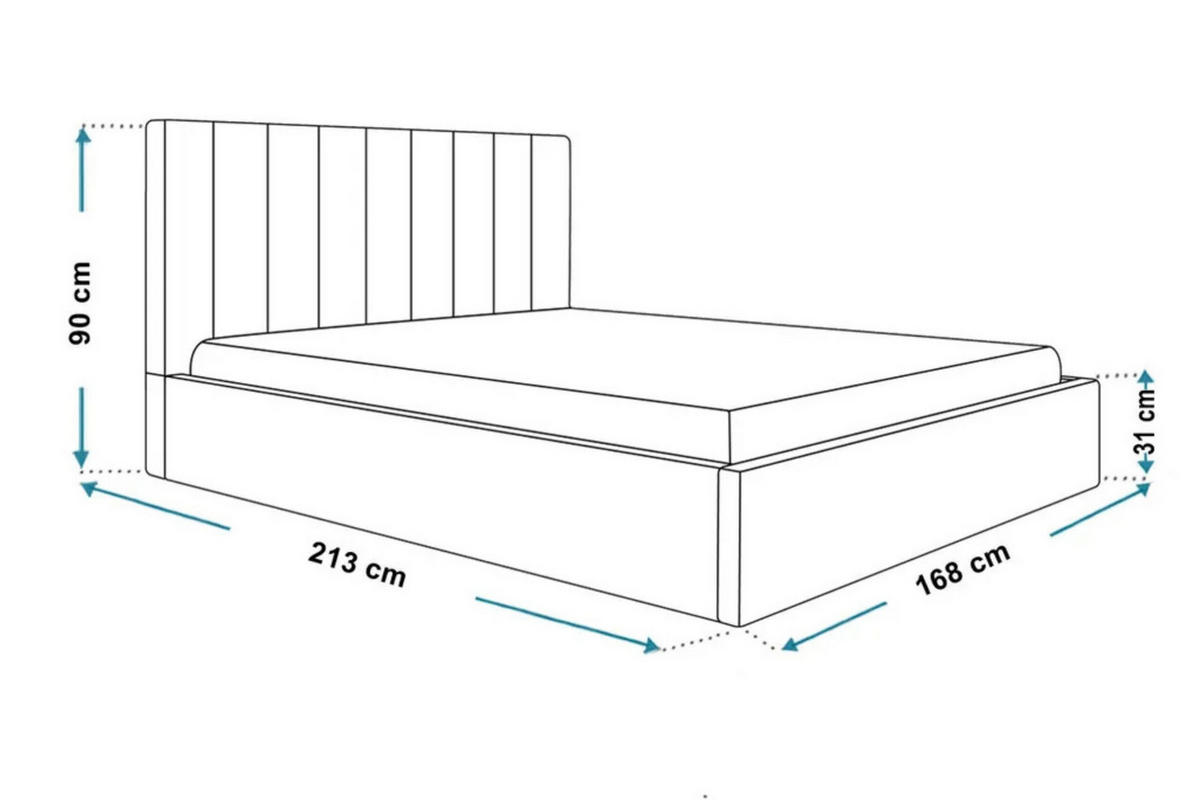 POLSTERBETT SIM 9 mit Kopfteil, 160 x 200 cm mit Bettkasten und Lattenrost aus Holz, Velourstoff, Farbe: Beige - Beige, Holz/Kunststoff (160/200cm) - Sepro Meble