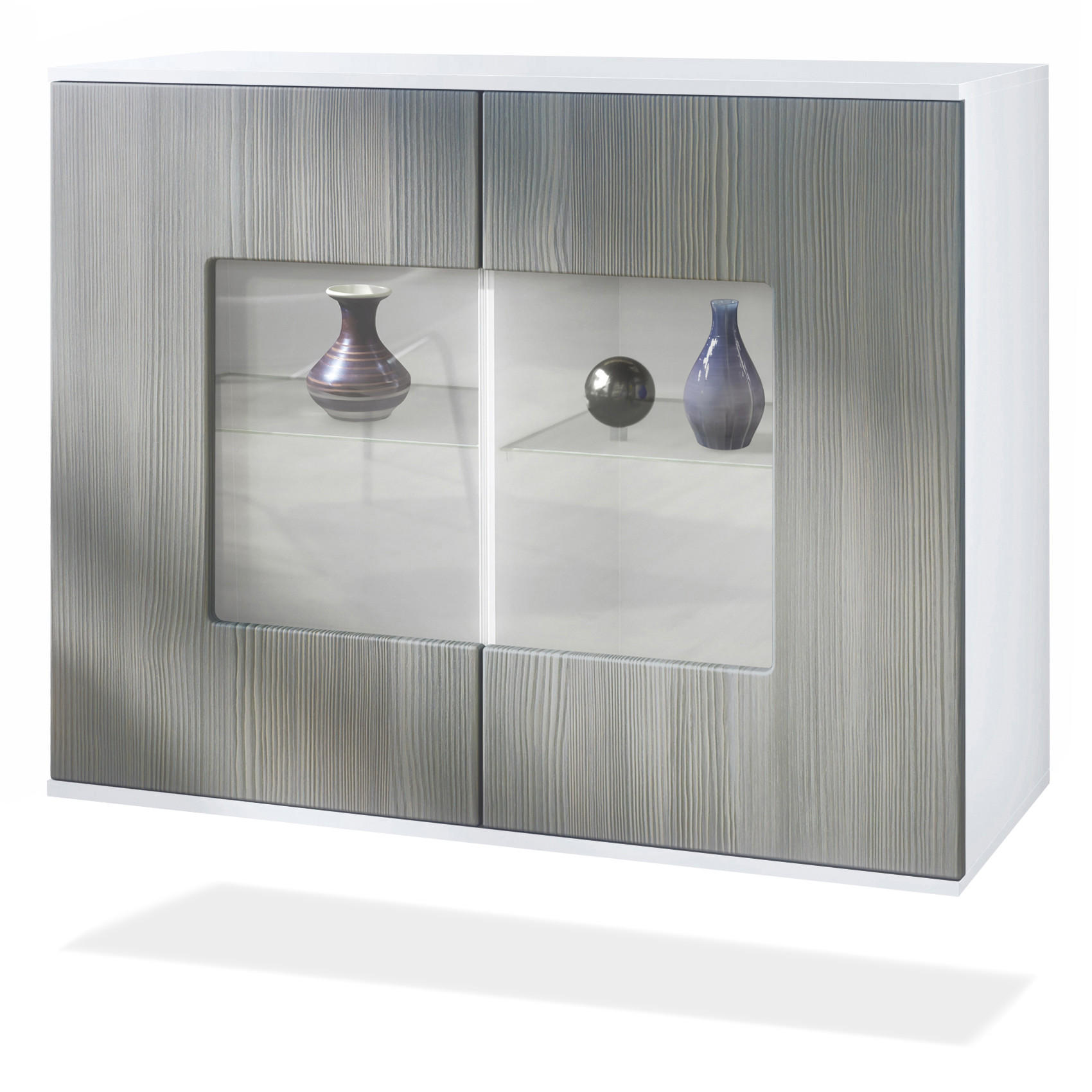 Vladon Kommode Anthrazit 92.5x73.5x35 cm