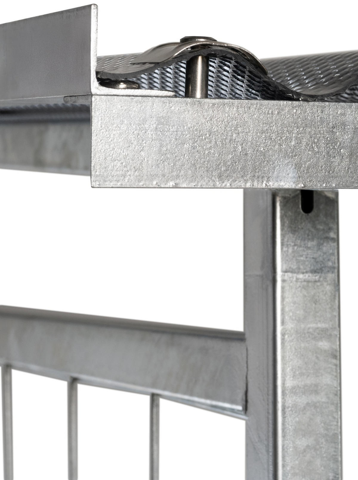 KAMINHOLZREGAL 120/110/191 cm Metall Metall - Chromfarben, Metall (120/191/110cm) - CLP