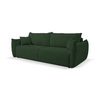 SOFA Hallora - Grün (Melody 08) - Grün, Holzwerkstoff (240/88/108cm) - Möblo