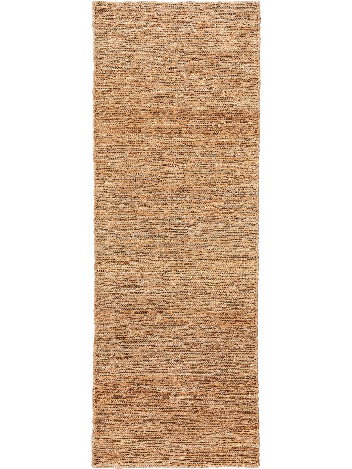 JUTETEPPICH Cosmo Hellbraun 70x200 cm - Braun, Naturmaterialen (70/1cm) - KUNSTLOFT