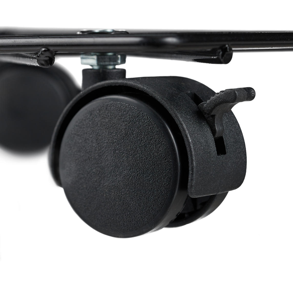 2XPFLANZENROLLER - Schwarz, Kunststoff/Metall (28/5.5/28cm) - Relaxdays