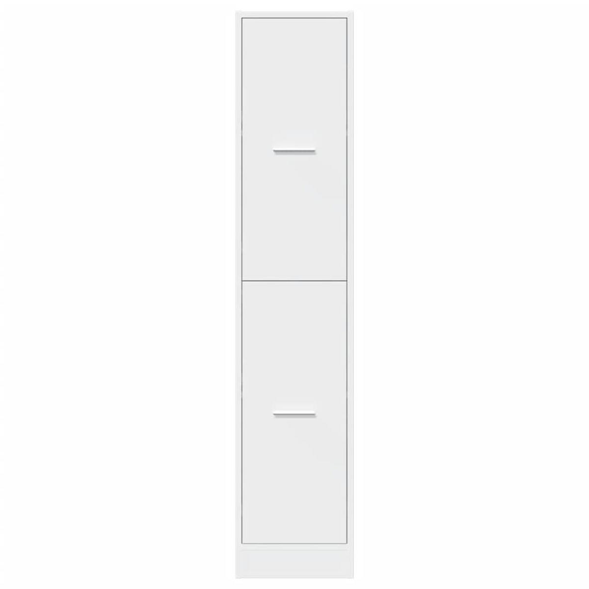 APOTHEKERSCHRANK Weiss 30/41/144,5 Cm Holzwerkstoff - Weiß, Holzwerkstoff (41/144.5/30cm) - vidaXL