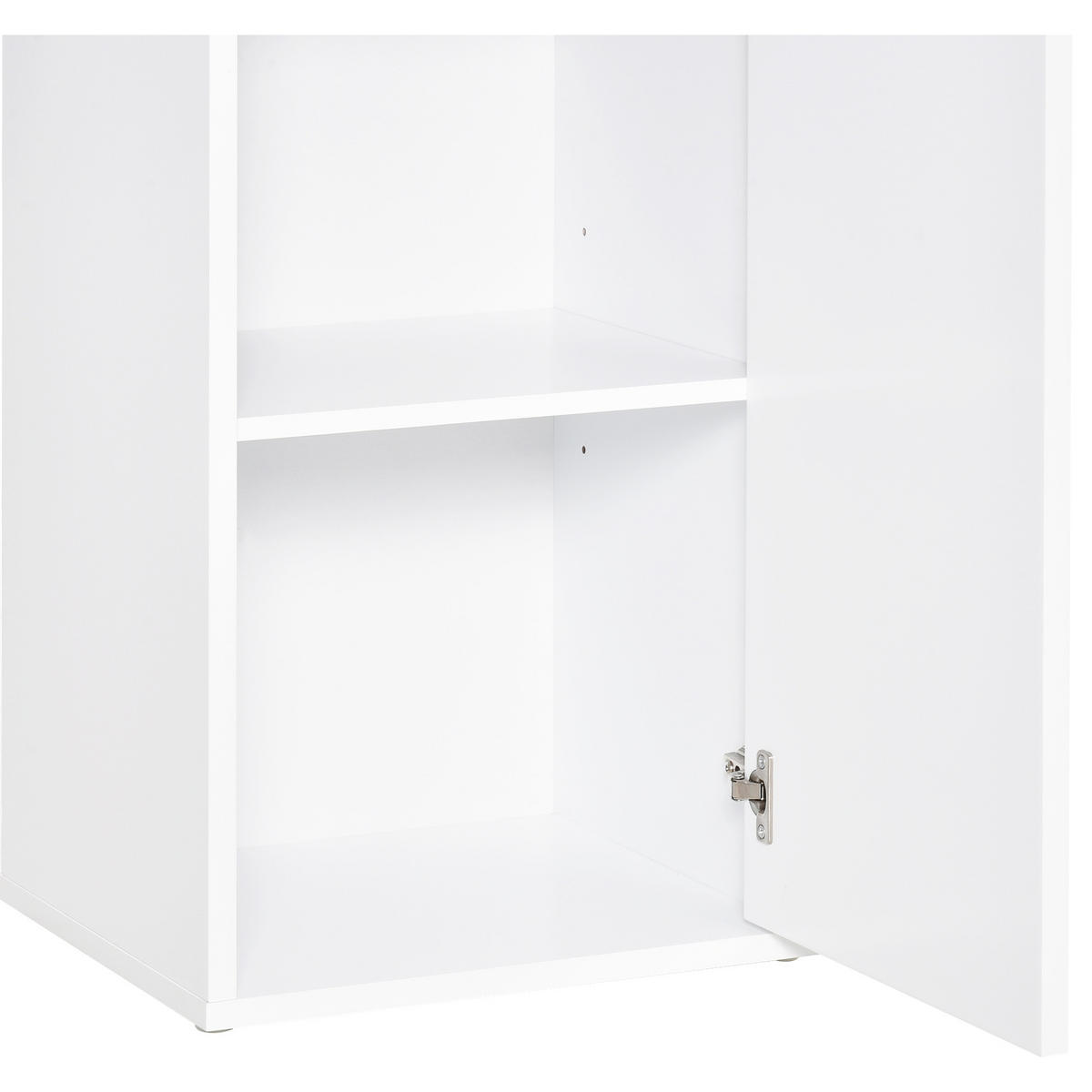HOCHSCHRANK DE-12521 35/31/172 cm mit Schublade Weiß - Weiß, Holzwerkstoff (31/172/35cm) - ComfortXL
