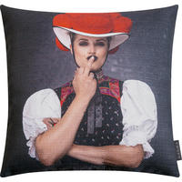KISSENHÜLLE Artwood FuckYou Mädel - Schwarz, Textil (45/45cm) - Magma Heimtexx