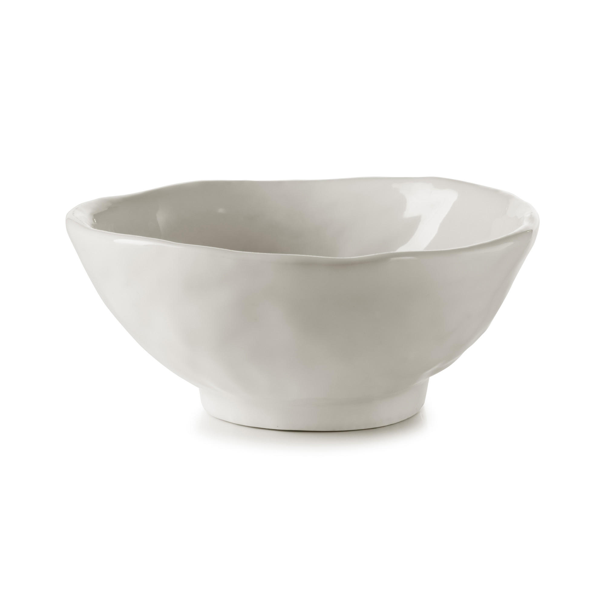 SCHÜSSEL YLI 10 CL Alabaster Weiss - Weiß, Keramik (10.5cm) - Revol Porcelaine France