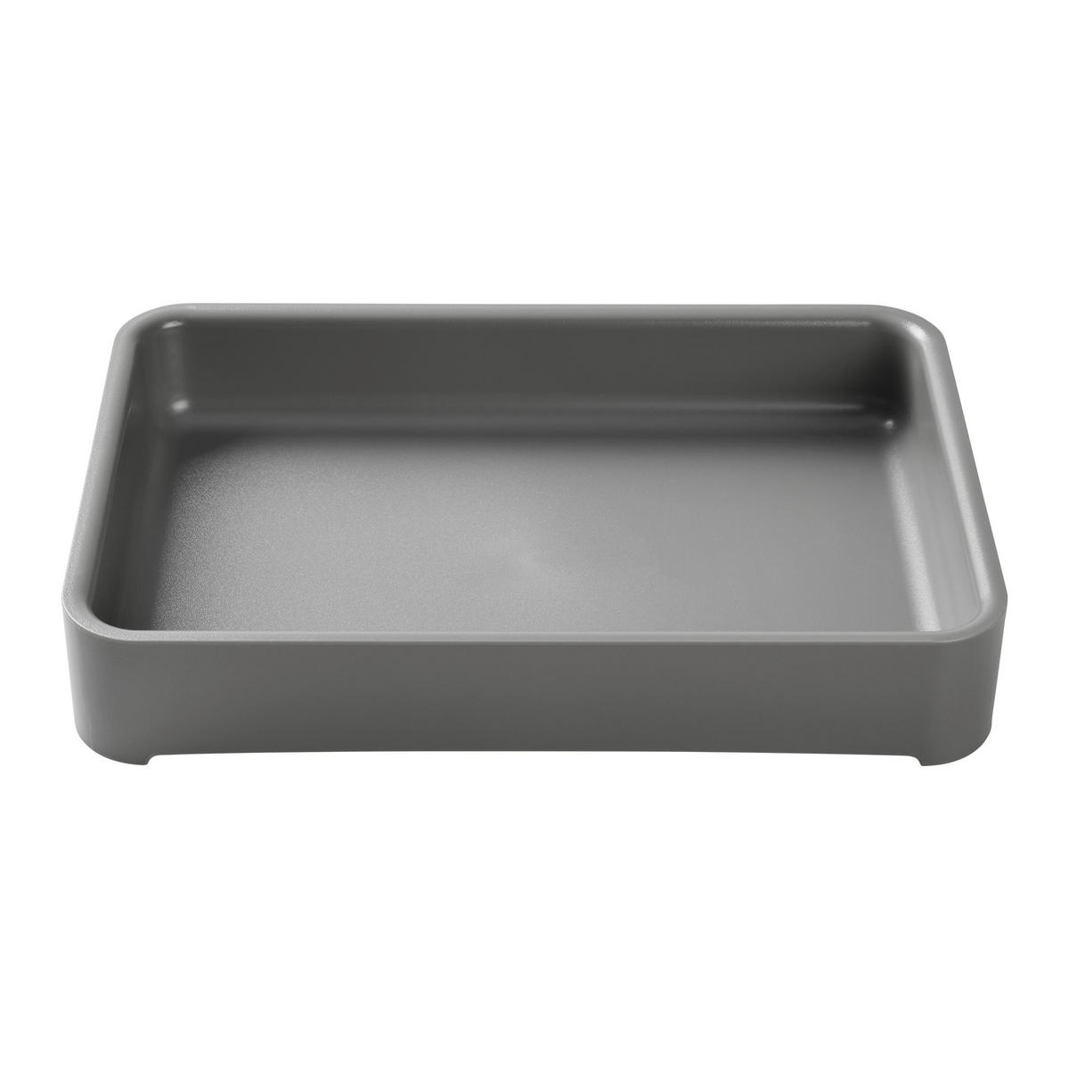 BESTECKEINSATZ Lis Grau - Grau, Kunststoff (28.6/19.1/4.8cm) - Mömax