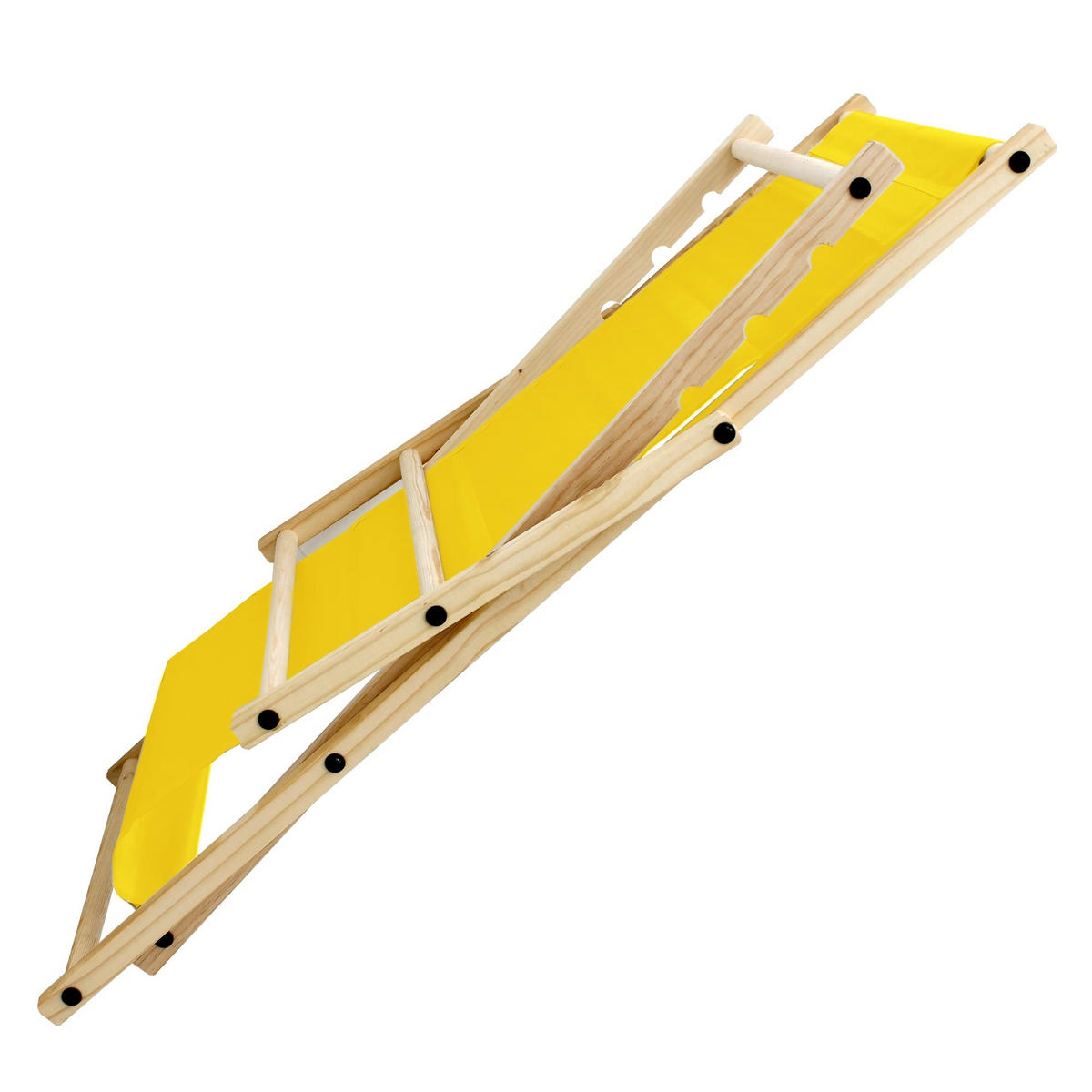 STRANDLIEGE 4er Set Gelb - Gelb, Holz (52/83/117cm) - ECD-Germany