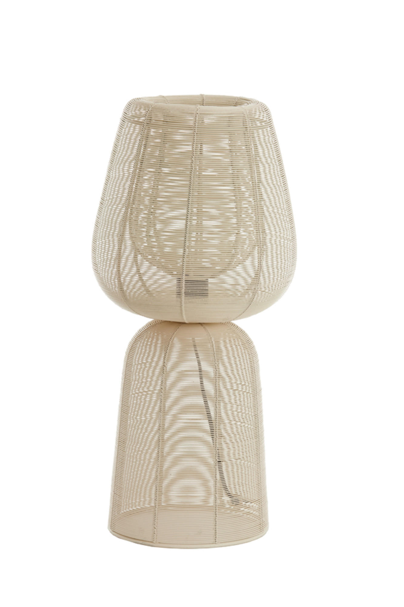 Light & Living Tischlampe Weiß 24x54x24 cm