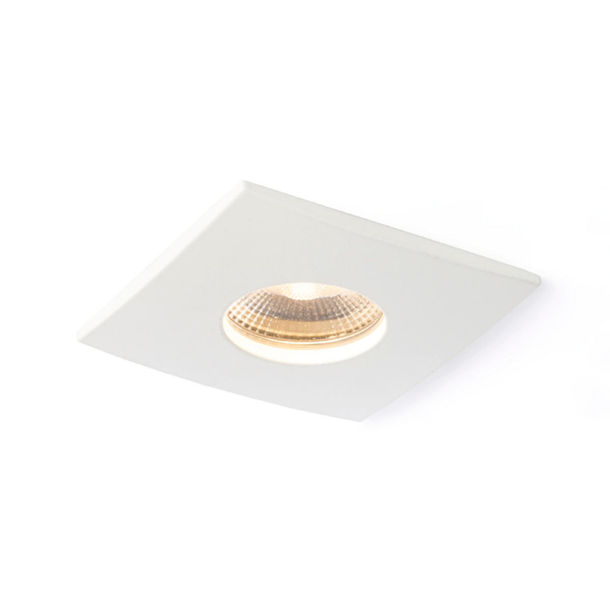 EINBAULEUCHTE WATERBOY SQ Matt weiß 10 W IP65 - Weiß, Metall (84/84/7cm) - Rendl