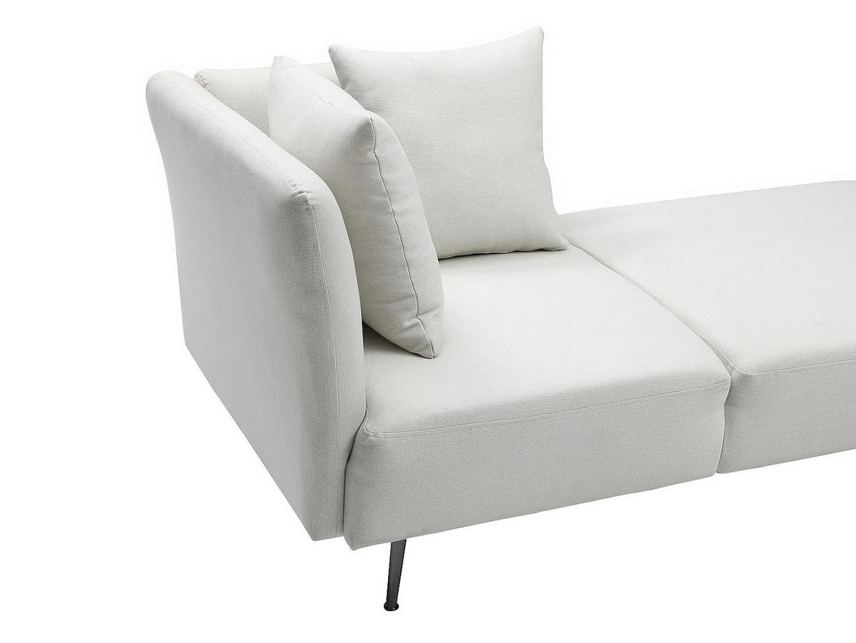 RECAMIERE ohne Schlaffunktion - 1 -Sitzer - Polyester - cremefarben - NAPASA - Creme, Textil (162/77/82cm) - Vente-Unique