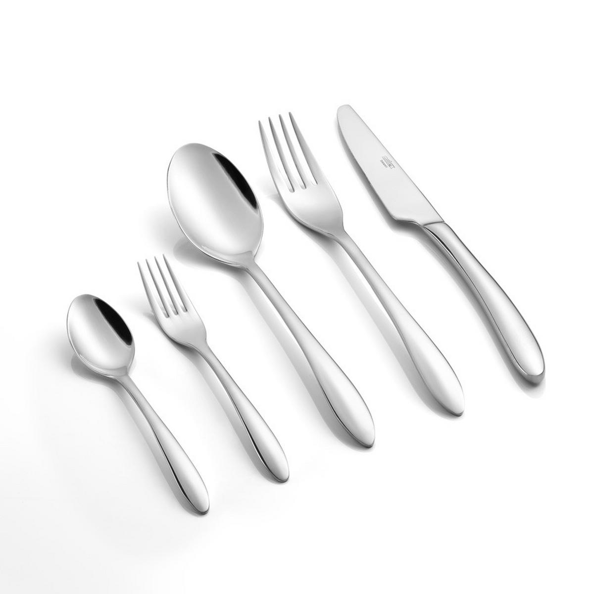 BESTECKSET Loretta- Cromirage Premium 30-teilig - Chromfarben, Metall - Mulex