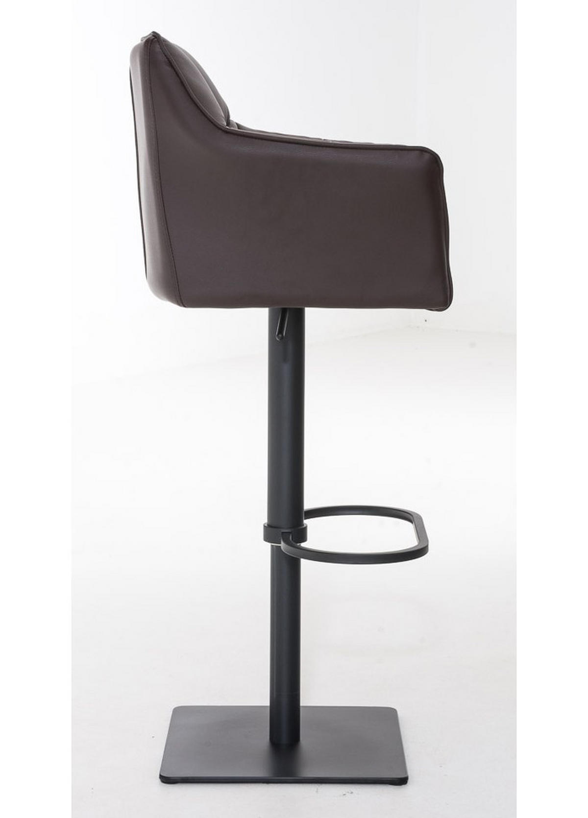 BARHOCKER Set Damaso 64x45x88 cm Braun - Braun, Leder (64/88/45cm) - furnicato