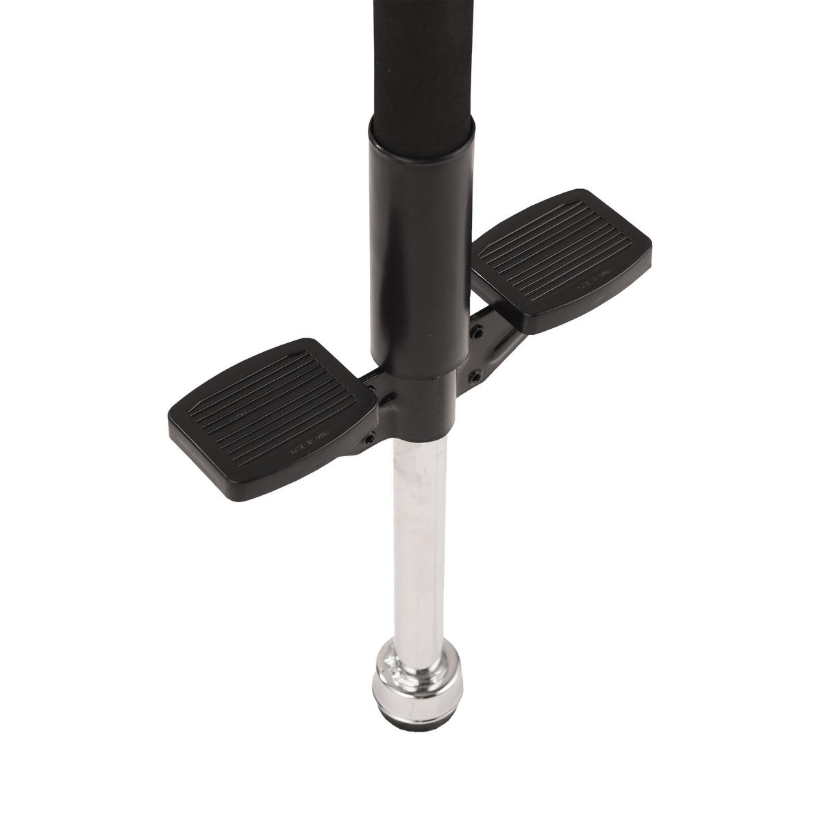 POGO-STICK - Schwarz, Kunststoff/Textil (23.5/6cm) - Relaxdays