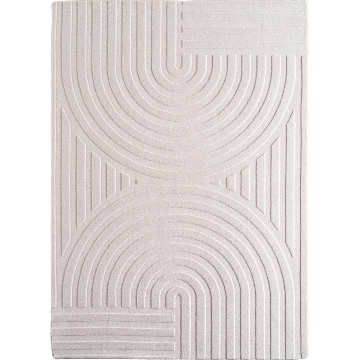 TEPPICH Waschbar Bohemian Modern Schlafzimmer Strapazierfähig Creme 140x200 cm OEKO-TEX – LAVAREDO - Beige, Textil (140/200cm) - KADIMA DESIGN