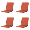 GARTENSTUHLKISSEN Panama 97/49 cm 4er-Set - Terracotta, Textil (49/6/97cm) - Madison