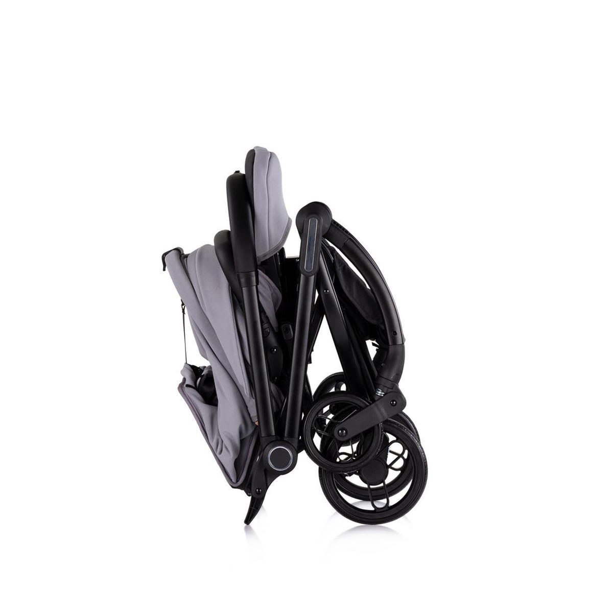 KINDERWAGEN Revolut grau Sitz 360 Grad drehbar, verstellbar, EVA-Reifen - Grau, Metall (57/48/109cm) - Chipolino