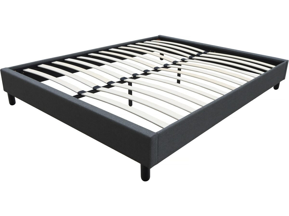 LATTENROST andy Anthrazit - Grau, Textil (190/140cm) - Habitat Garten