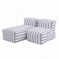 GARTENLOUNGE-SET SOFT SET 1 Grau - Grau, Textil - Muffo