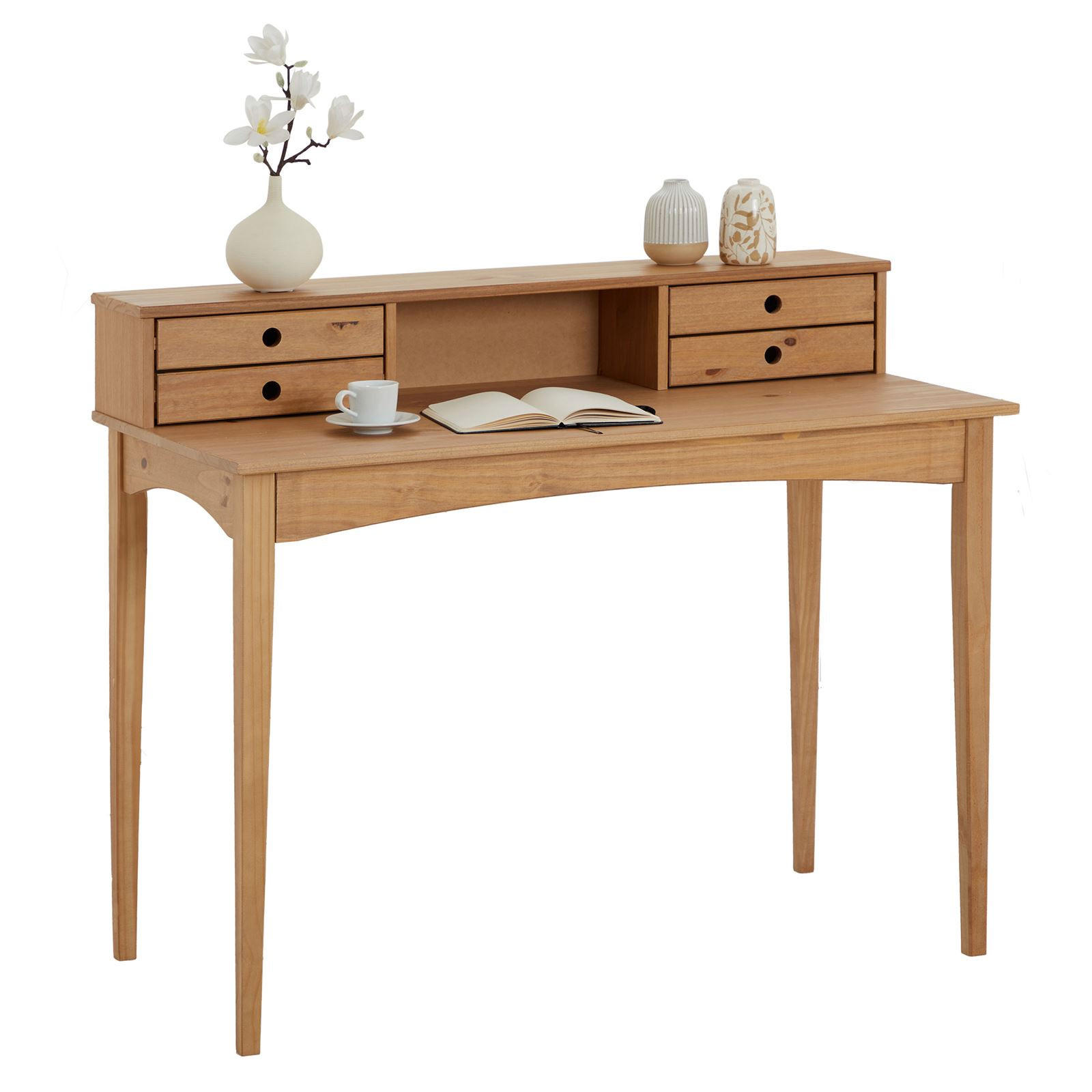 SCHREIBTISCH MILANO braun - Braun, Holz (54/110/91cm) - IDIMEX