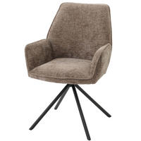 ESSZIMMERSTUHL Braun, Schwarz - Schwarz/Braun, Textil (60/86/60cm) - MCW