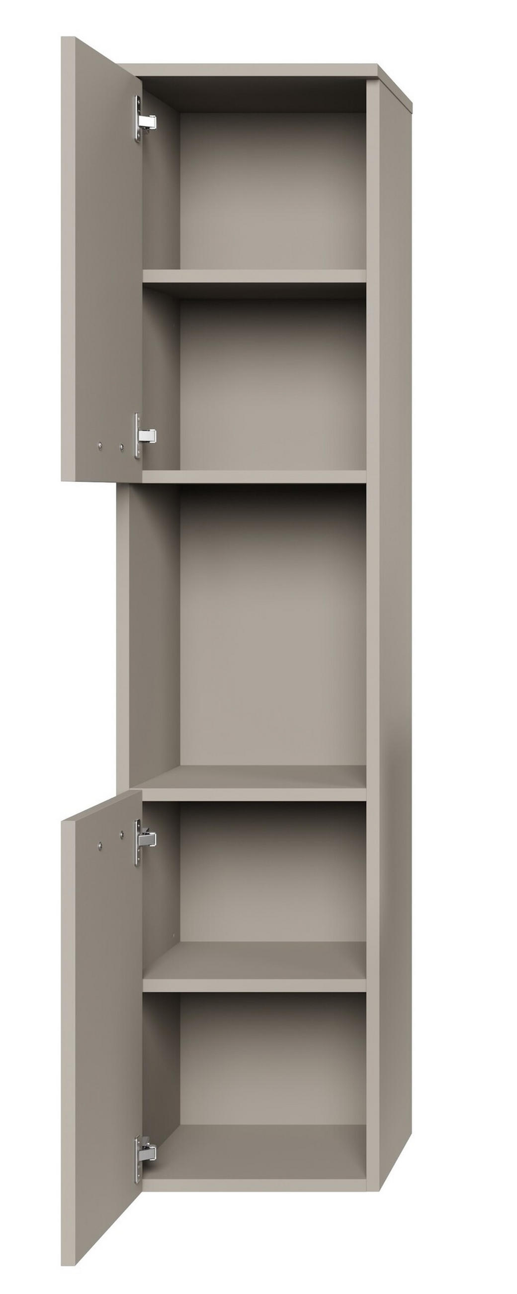 BADEZIMMERSCHRANK Montreal mit 2 Türen Cashmere - 30 x 30 x 130 cm - Kaschmir, Holz (30/131/30cm) - Badplaats