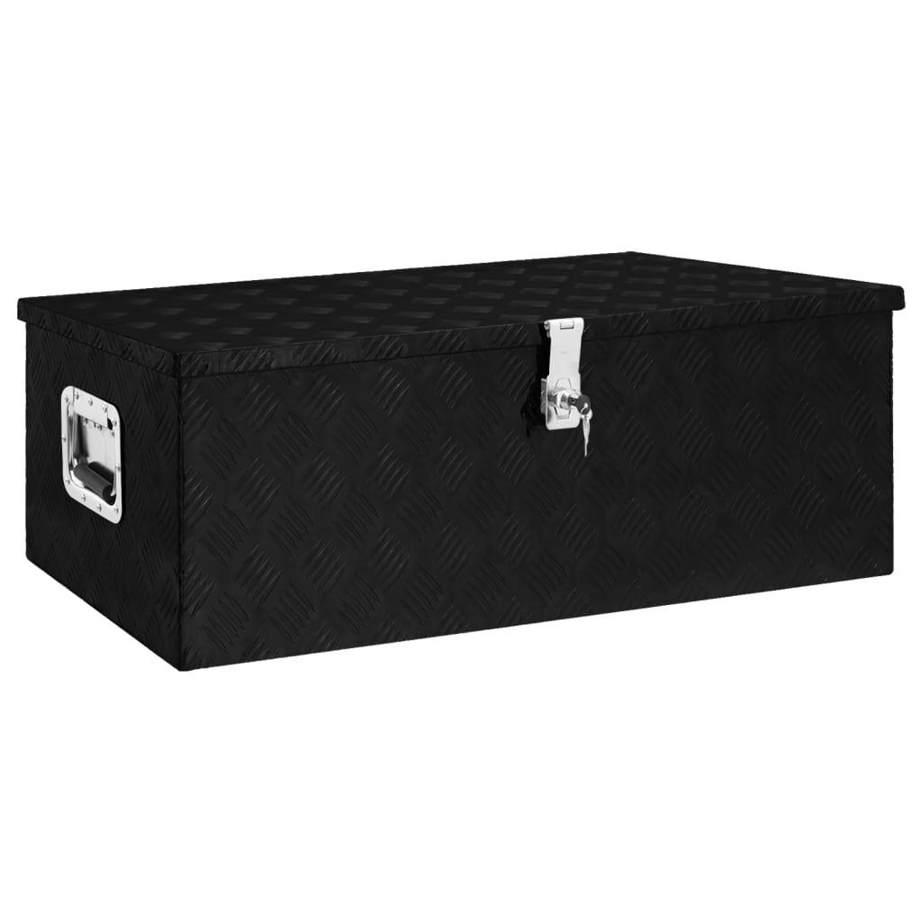 Deluke Aluminiumbox Schwarz 90x33.5x47 cm