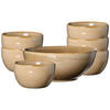 SALAT-SET Alicante Braun 7er Set - Braun, Keramik (1/1/1cm) - Ritzenhoff Breker