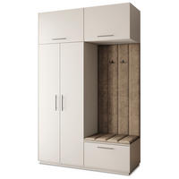 GARDEROBENSCHRANK REMA 150/240/60 cm Modern Garderobe-Set Kaschmir - Kaschmir/Beige, Holzwerkstoff (150/240/60cm) - MASSENO