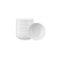 MÜSLISCHALEN Sento Relief Paper weiß ø 15 cm 6er Set - Weiß, Keramik (15.3cm) - Seltmann Weiden